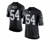Men's Nike Oakland Raiders #54 Perry Riley Limited Black Team Color NFL Jersey