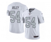 Men's Nike Oakland Raiders #54 Perry Riley Limited White Rush NFL Jersey