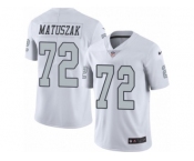 Men's Nike Oakland Raiders #72 John Matuszak Limited White Rush NFL Jersey