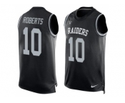 Nike Oakland Raiders #10 Seth Roberts Black Team Color Men's Stitched NFL Limited Tank Top Jersey