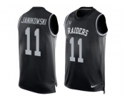 Nike Oakland Raiders #11 Sebastian Janikowski Black Team Color Men's Stitched NFL Limited Tank Top Jersey