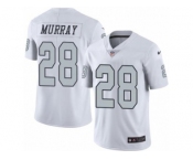 Nike Oakland Raiders #28 Latavius Murray White Men's Stitched NFL Limited Rush Jersey