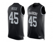 Nike Oakland Raiders #45 Marcel Reece Black Team Color Men's Stitched NFL Limited Tank Top Jersey