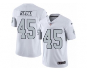 Nike Oakland Raiders #45 Marcel Reece White Men's Stitched NFL Limited Rush Jersey