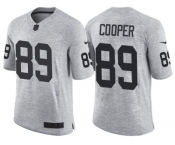 Nike Oakland Raiders #89 Amari Cooper 2016 Gridiron Gray II Men's NFL Limited Jersey