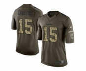 nike nfl jerseys oakland raiders #15 crabtree army green[nike Limited Salute To Service]