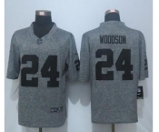 nike nfl jerseys oakland raiders #24 woodson gray[nike Limited][woodson]