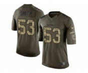 nike nfl jerseys oakland raiders #53 smith army green[nike Limited Salute To Service]
