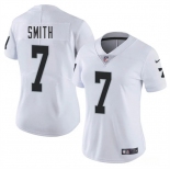 Women's Las Vegas Raiders #7 Geno Smith White 2025 Vapor Football Stitched Jersey