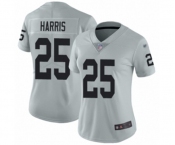 Women's Oakland Raiders #25 Erik Harris Limited Silver Inverted Legend Football Jersey Women's Oakland Raiders #25 Erik Harris Limited Silver Inverted Legend Football Jersey
