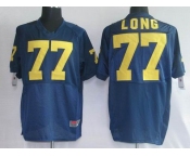 ncaa jerseys #77 long blue