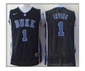 ncaa jerseys duke blue devils #1 irving black [new style]