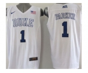 ncaa jerseys duke blue devils #1 jabari parker white