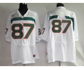 ncaa (miami hurricanes) #87 wayne white