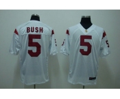 ncaa (usc trojans) #5 bush white