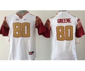 youth ncaa florida state seminoles #80 rashad greene white[nike fsu]