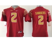 youth ncaa jerseys florida state seminoles #2 sanders red[new]