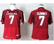 youth ncaa jerseys south carolina #7 clowney red