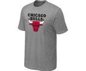 NBA Chicago Bulls Big & Tall Primary Logo L.Grey T-Shirt