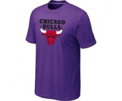 NBA Chicago Bulls Big & Tall Primary Logo Purple T-Shirt