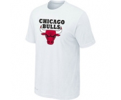 NBA Chicago Bulls Big & Tall Primary Logo white T-Shirt