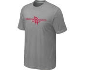 NBA Houston Rockets adidas Primary Logo T-Shirt -L.Grey