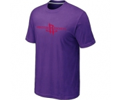 NBA Houston Rockets adidas Primary Logo T-Shirt -Purple