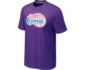 NBA Los Angeles Clippers Big & Tall Primary Logo Purple T-Shirt