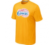 NBA Los Angeles Clippers Big & Tall Primary Logo Yellow T-Shirt