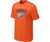 NBA Oklahoma City Thunder Big & Tall Primary Logo Orange T-Shirt