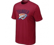 NBA Oklahoma City Thunder Big & Tall Primary Logo Red T-Shirt