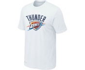 NBA Oklahoma City Thunder Big & Tall Primary Logo white T-Shirt