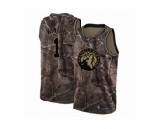 Men's Minnesota Timberwolves #1 Noah Vonleh Swingman Camo Realtree Collection Basketball Jersey