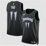 Men's Minnesota Timberwolves #11 Naz Reid Black 2025 Classic Edition Stitched Jersey Men's Minnesota Timberwolves #11 Naz Reid Black 2025 Classic Edition Stitched Jersey