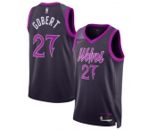 Men's Minnesota Timberwolves #27 Rudy Gobert Purple 2025-26 City Edition Stitched Basketball Jersey Men's Minnesota Timberwolves #27 Rudy Gobert Purple 2025-26 City Edition Stitched Basketball Jersey