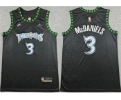 Men's Minnesota Timberwolves #3 Jaden McDaniels Black 2025-26 Classic Edition Stitched jersey Men's Minnesota Timberwolves #3 Jaden McDaniels Black 2025-26 Classic Edition Stitched jersey
