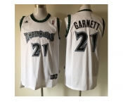 nba jerseys minnesota timberwolves #21 kevin garnett white