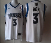 nba minnesota timberwolves #3 roy white[revolution 30 swingman]