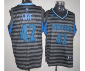 nba minnesota timberwolves #42 love grey[black strip]