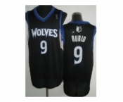 nba minnesota timberwolves #9 rubio black[revolution 30]