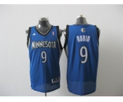 nba minnesota timberwolves #9 rubio lt.blue[2011 swingman revolution 30]