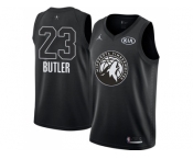 Youth Nike Minnesota Timberwolves #23 Jimmy Butler Black NBA Jordan Swingman 2018 All-Star Game Jersey