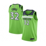Youth Nike Minnesota Timberwolves #32 Karl-Anthony Towns Swingman Green NBA Jersey Statement Edition