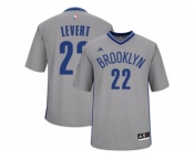 Men Adidas Brooklyn Nets #22 Caris LeVert Swingman Gray Alternate NBA Jersey