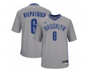 Men Adidas Brooklyn Nets #6 Sean Kilpatrick Authentic Gray Alternate NBA Jersey