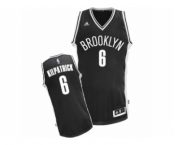 Men's Adidas Brooklyn Nets #6 Sean Kilpatrick Swingman Black Road NBA Jersey