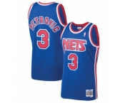 Men's Brooklyn Nets #3 Drazen Petrovic 1992-93 Mitchell & Ness Throwback Hardwood Classics Basketball Jersey