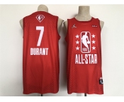 Men's Jordan Brooklyn Nets #7 Kevin Durant  Red  2022 NBA All-Star Swingman Basketball Jersey
