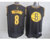 nba brooklyn nets #8 williams zebra