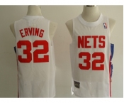 nba new jersey nets #32 julius erving white